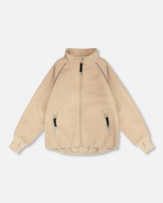 Mid-Layer Teknik Jacket Beige-0