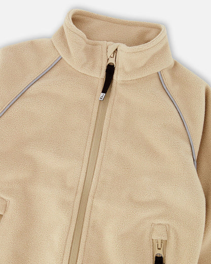 Mid-Layer Teknik Jacket Beige-3