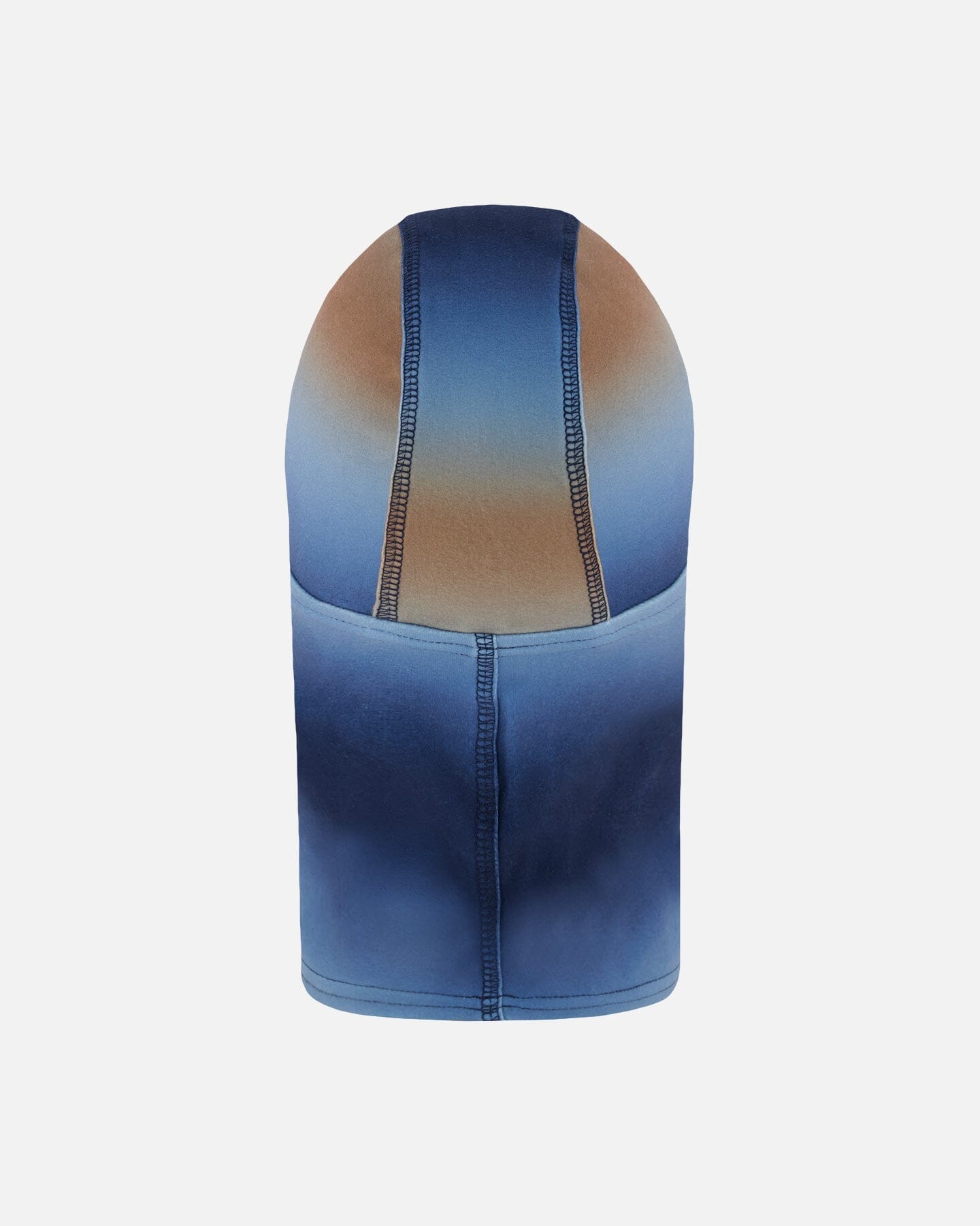 Brushed Jersey Balaclava Blue And Beige Gradient-2
