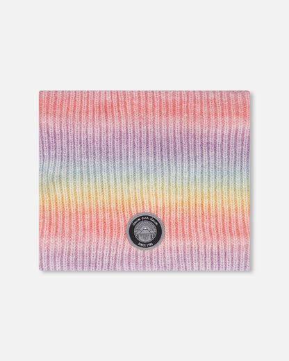 Lined Knit Neckwarmer Multicolor-0