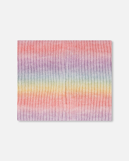 Lined Knit Neckwarmer Multicolor-1