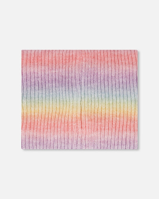 Lined Knit Neckwarmer Multicolor-1