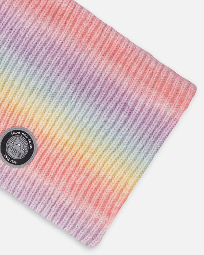 Lined Knit Neckwarmer Multicolor-2