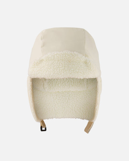 Lined Baby Chapka White Asparagus-0