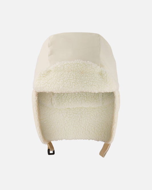 Lined Baby Chapka White Asparagus-0