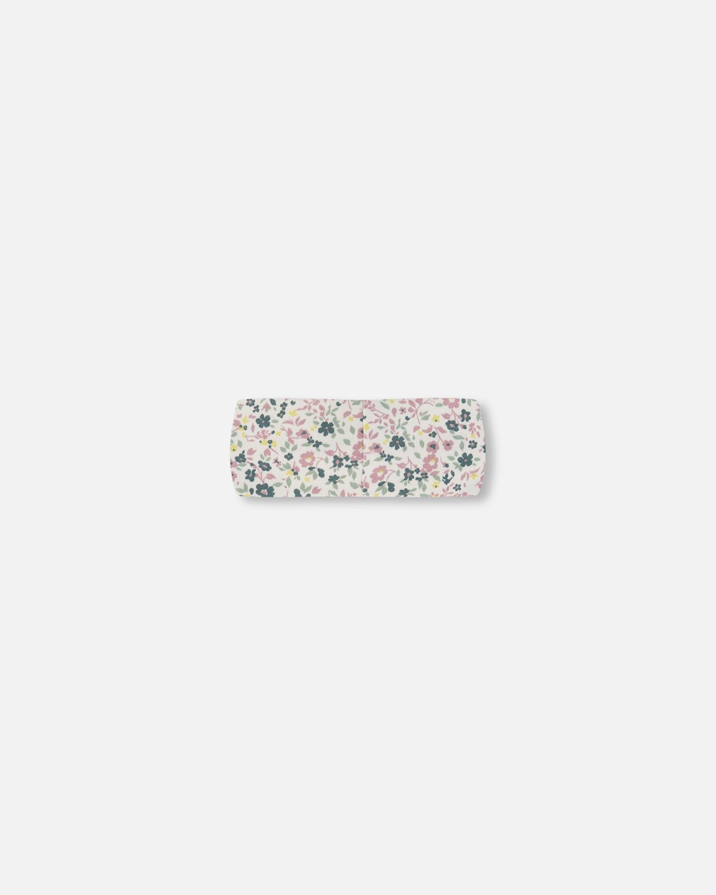 Organic Cotton Headband Off-White Floral-1