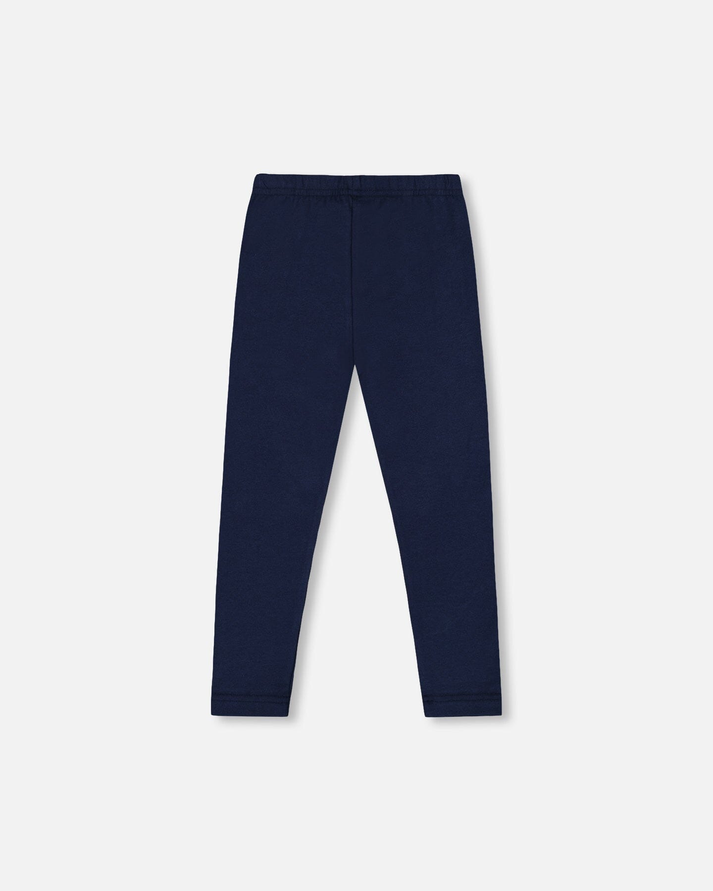 Organic Cotton Jersey Leggings Dark Blue With Cats-3