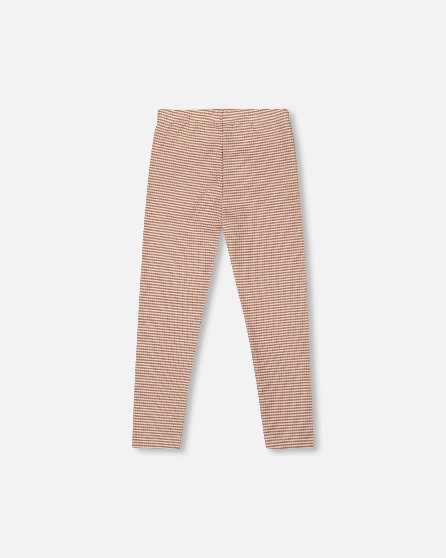 Rib Striped Leggings Beige And Off-White-2