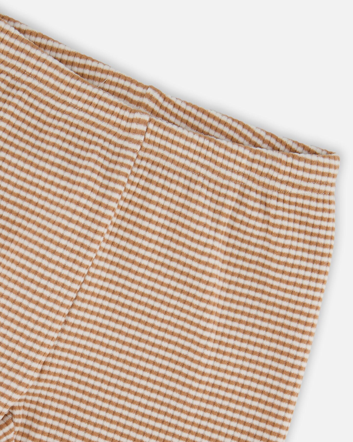 Rib Striped Leggings Beige And Off-White-3