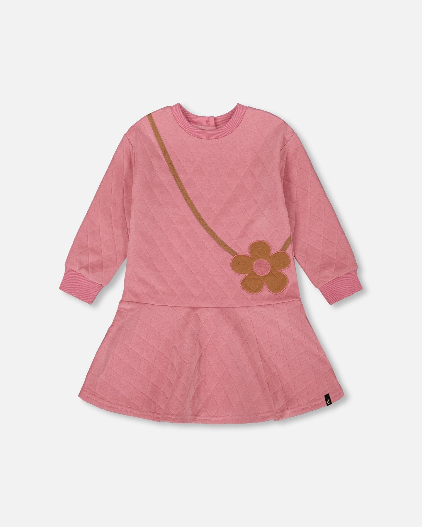 Quilted Dress Purple Pink-0