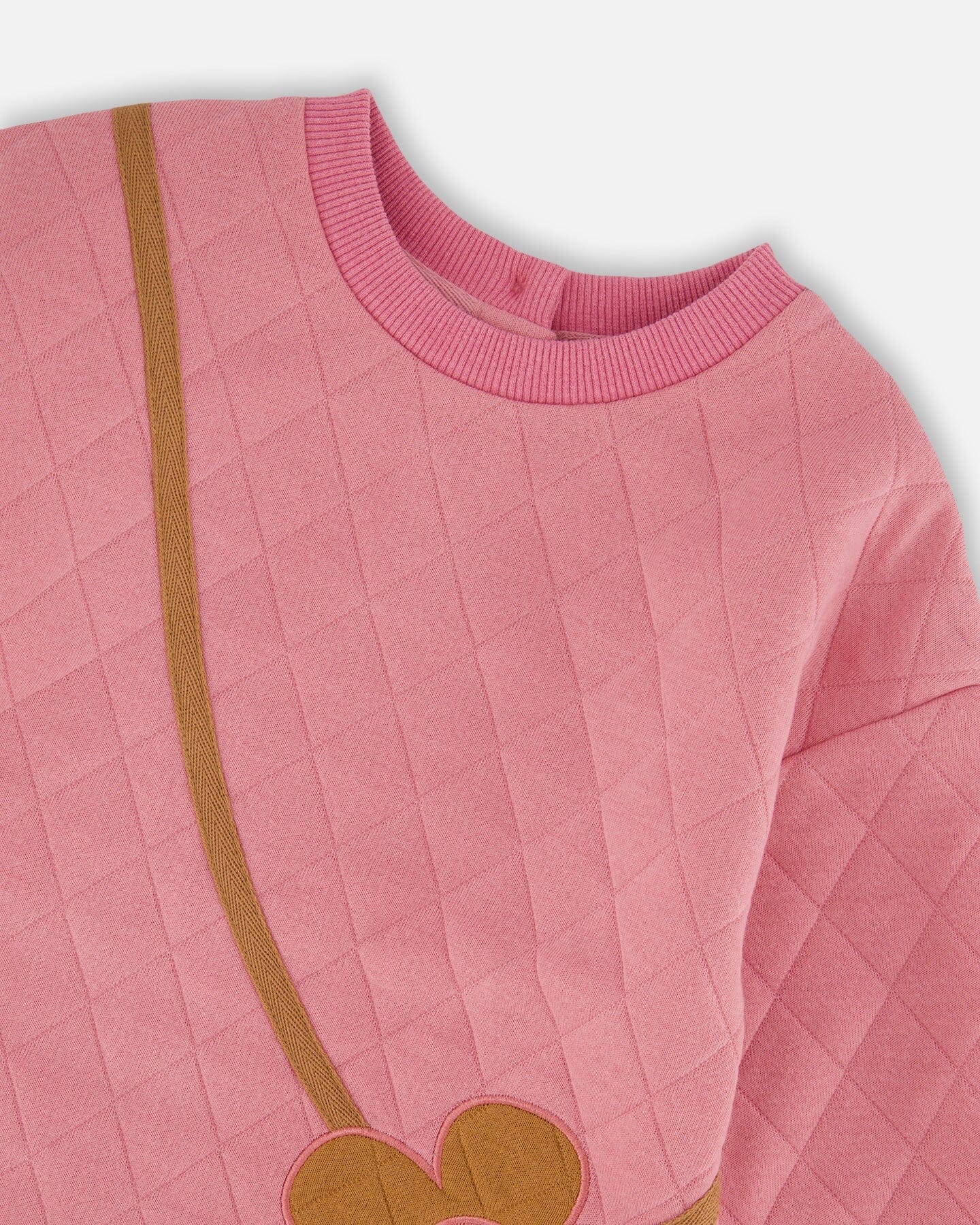 Quilted Dress Purple Pink-3