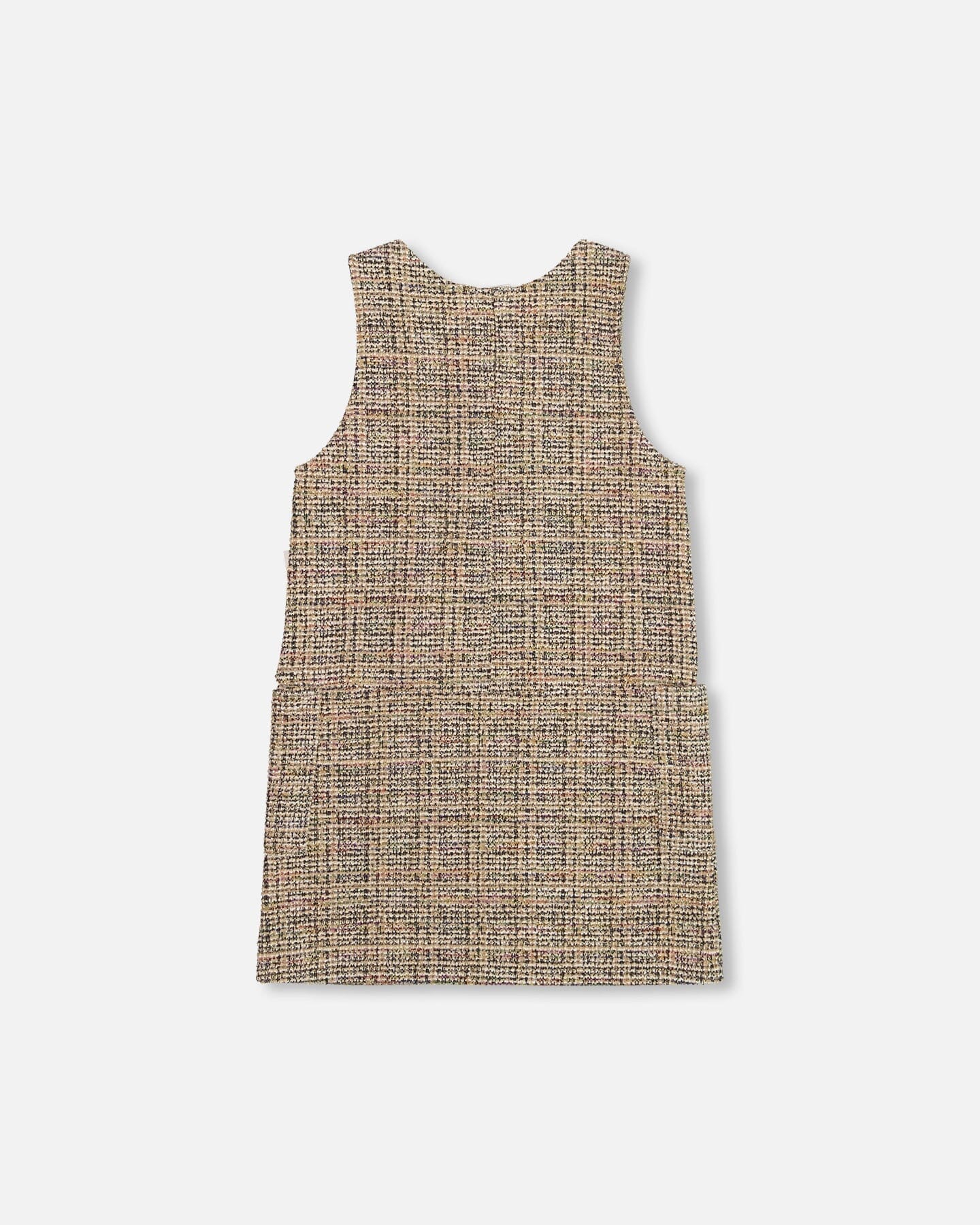 Tweed Jumper Beige And Black-2