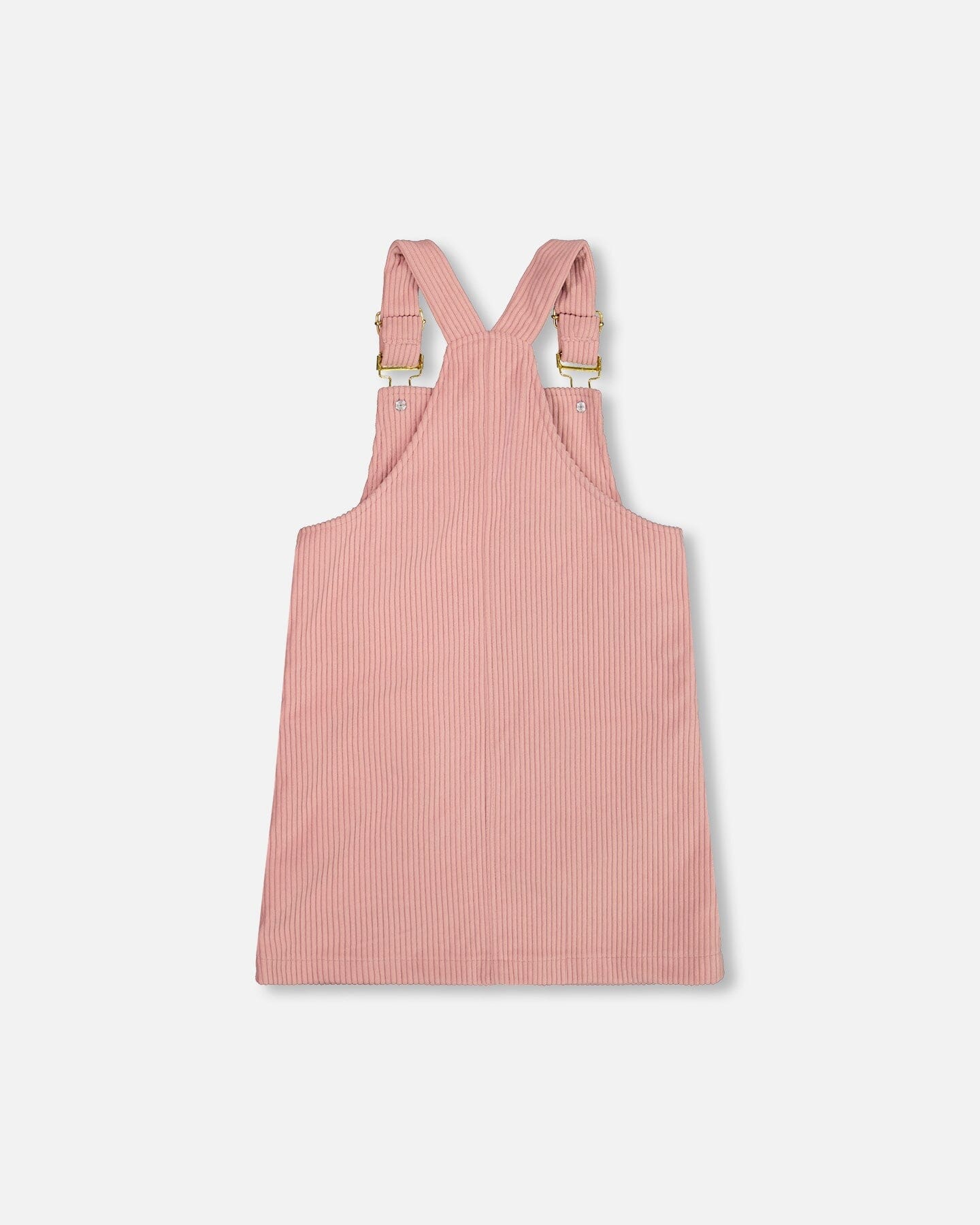 Corduroy Overall Dress Dusty Pink-2