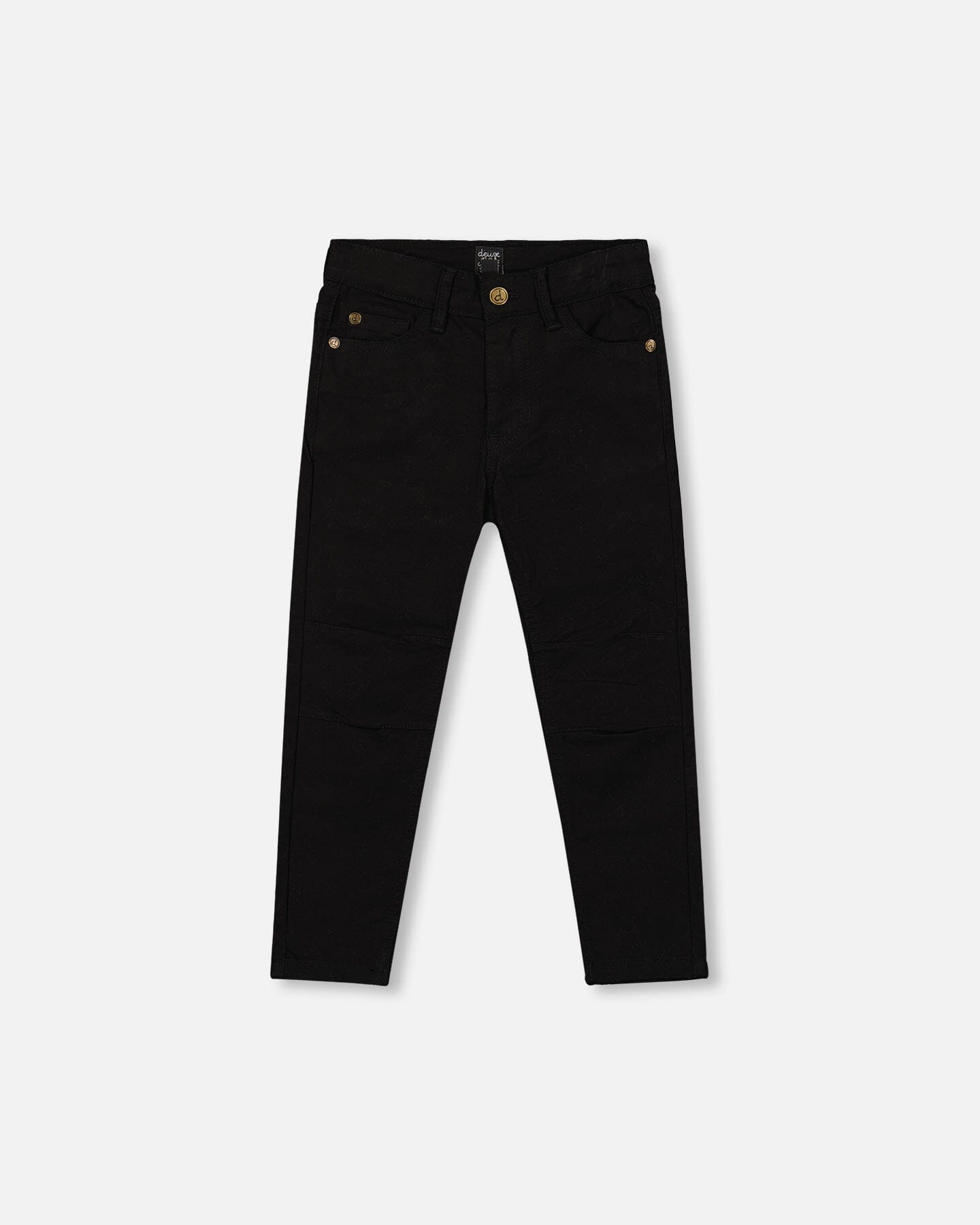 Stretch Twill Pants Black-0