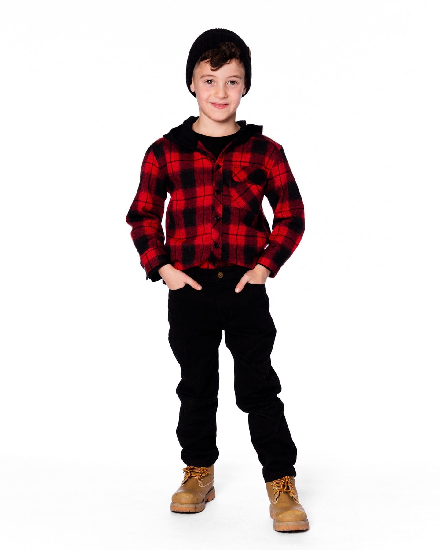 Stretch Twill Pants Black-2