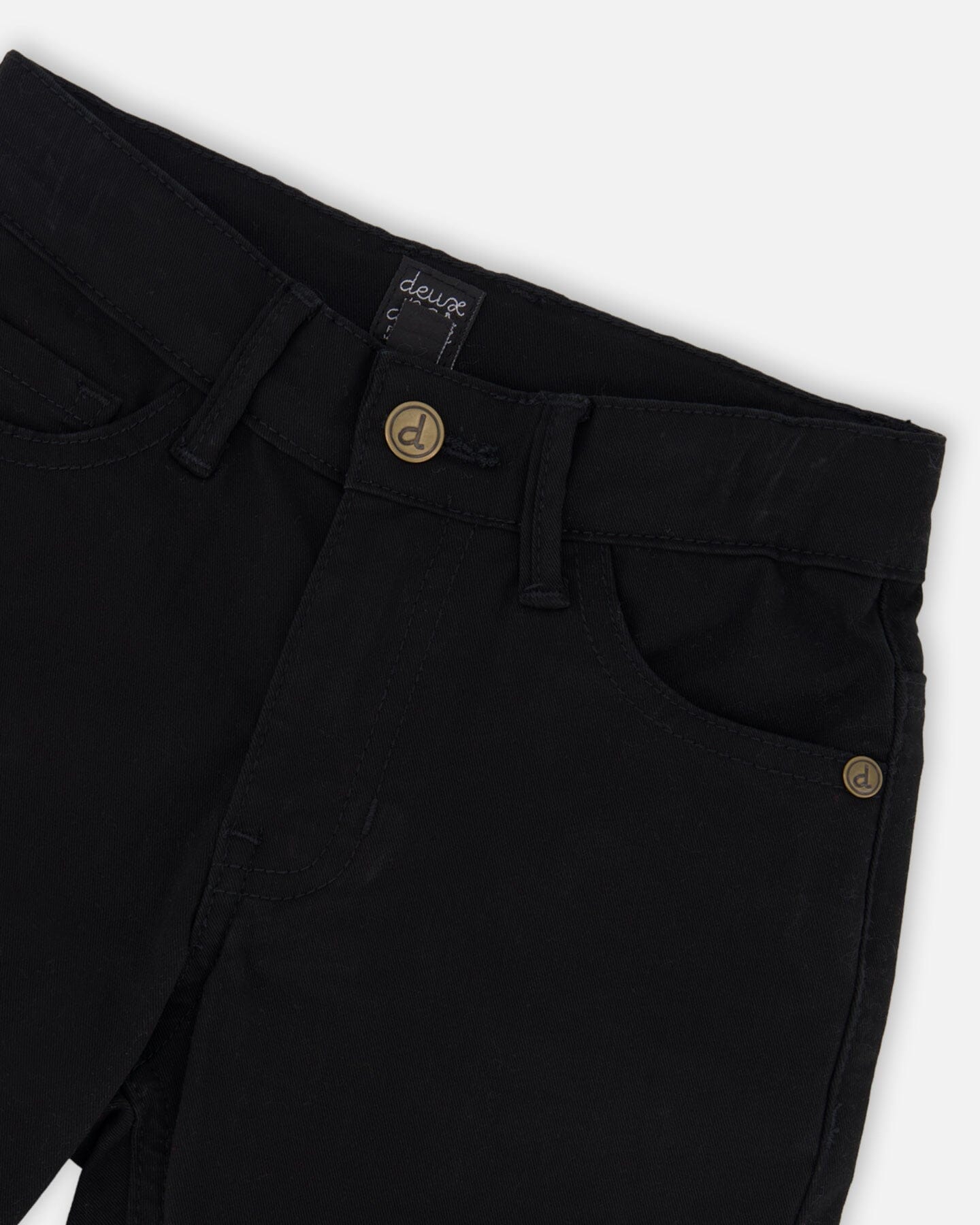 Stretch Twill Pants Black-4