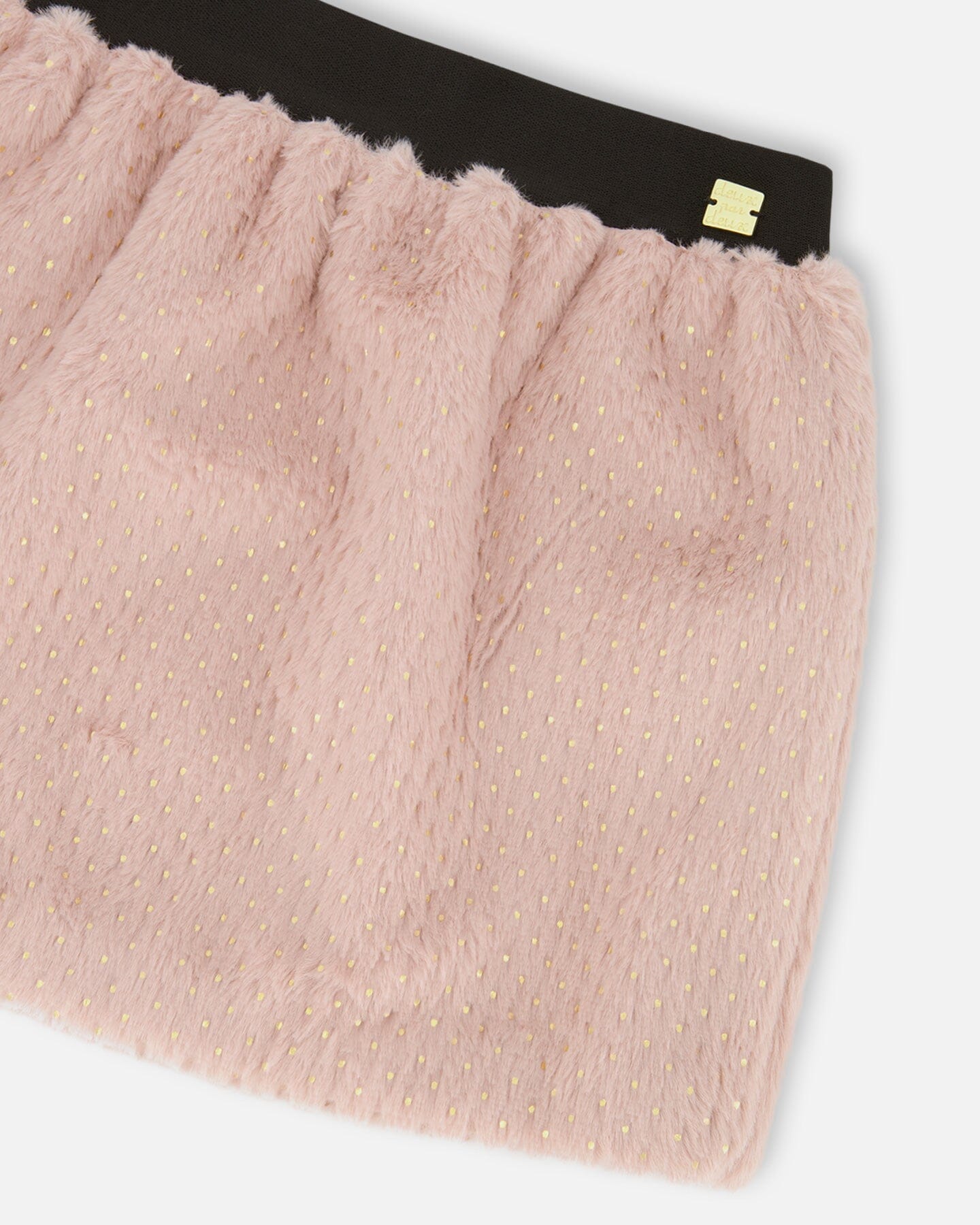 Fake Fur Skirt Pink-3