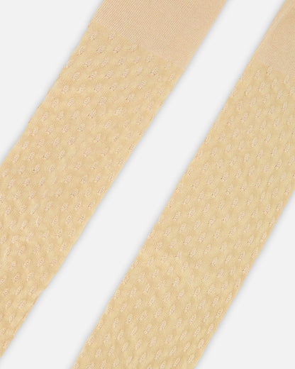 Knit Tights Beige-2