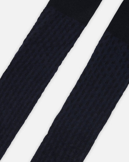 Knit Tights Navy Blue-2