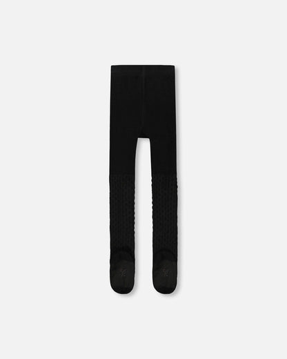 Knit Tights Black-1