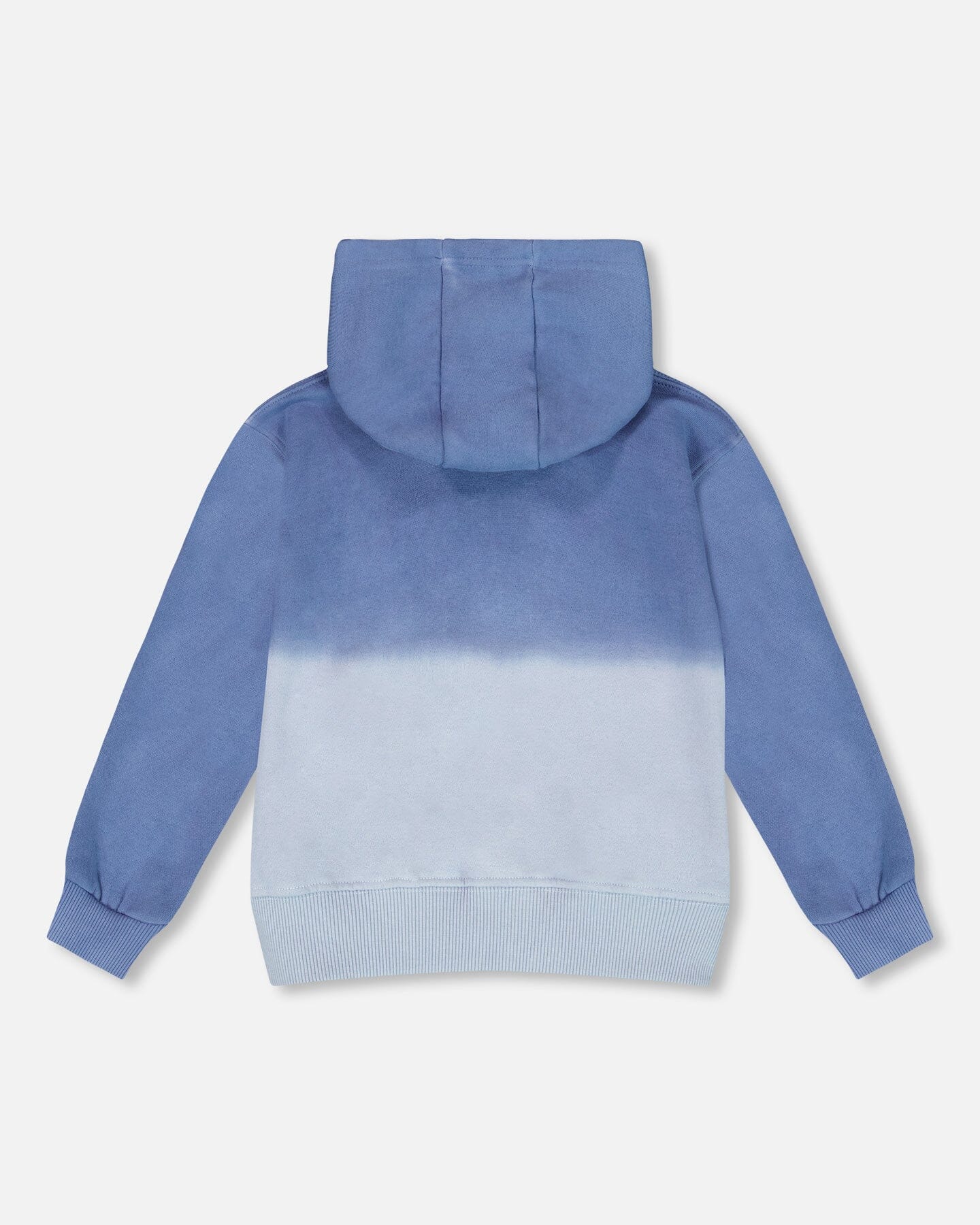 Full Zip Hooded Fleece Jacket Blue-1