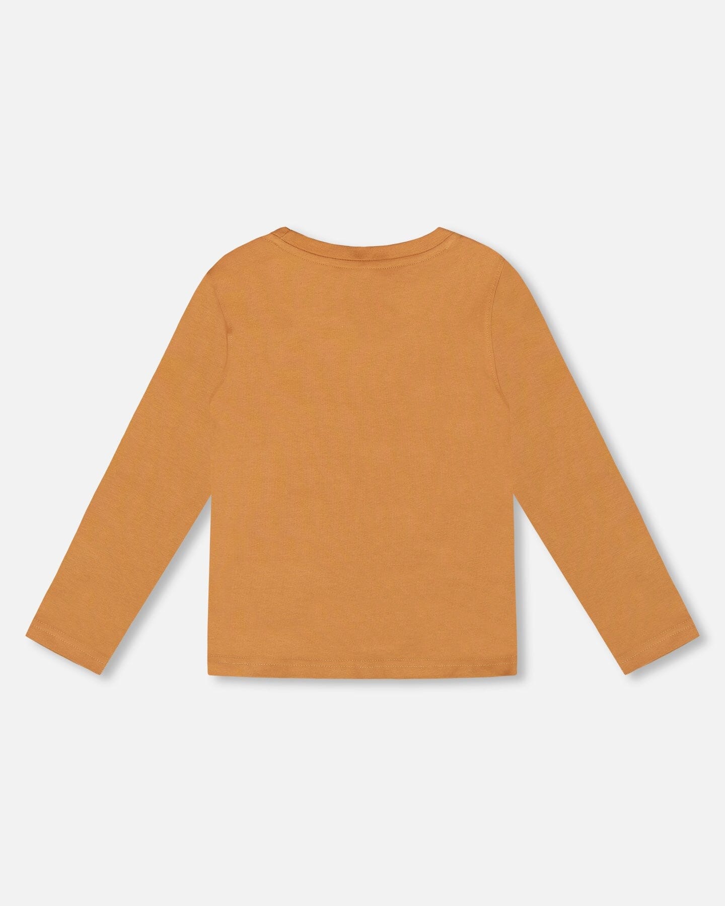 Organic Cotton Long Sleeve T-Shirt Cashew Brown-3