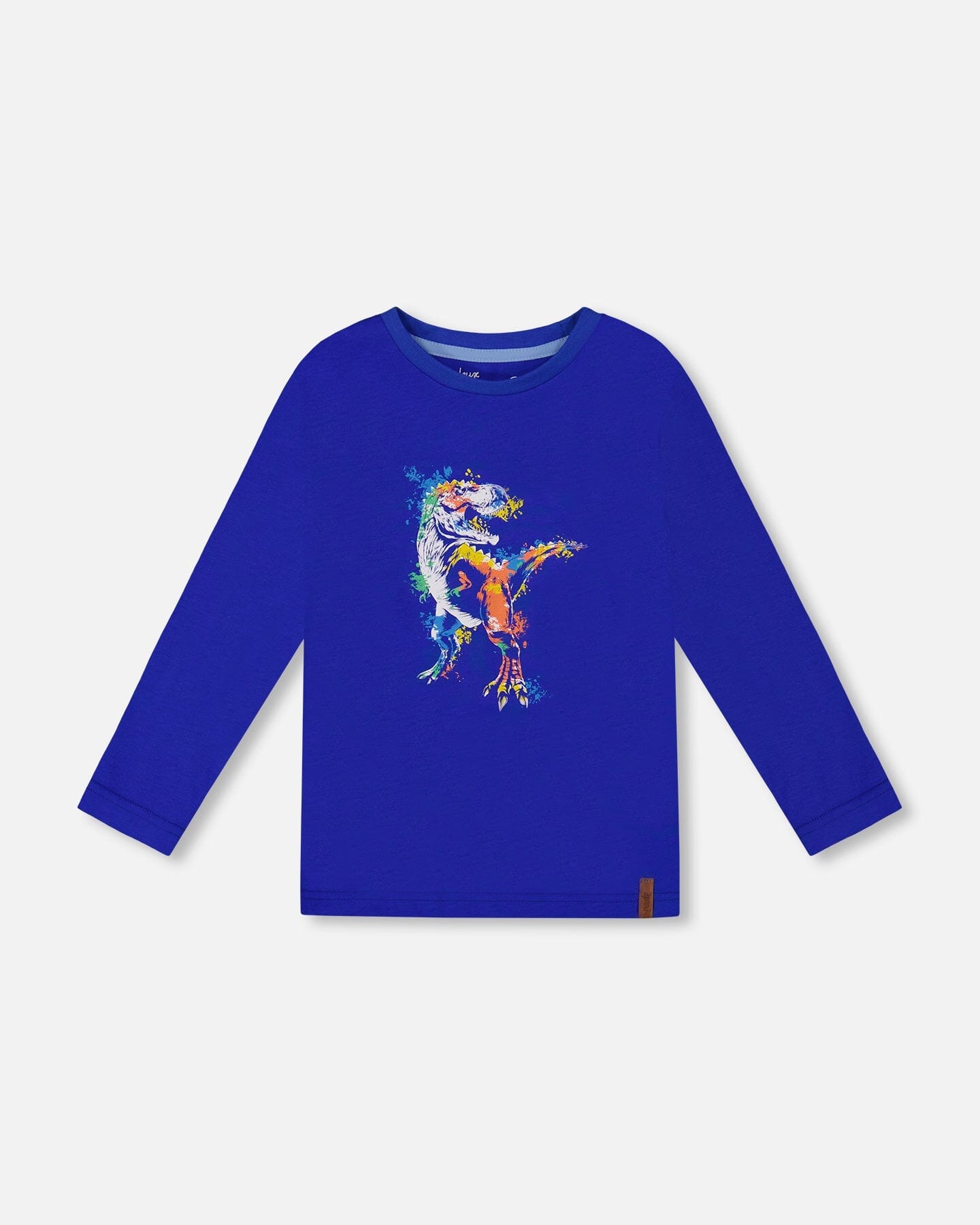 Long Sleeve Jersey Tee Blue-0