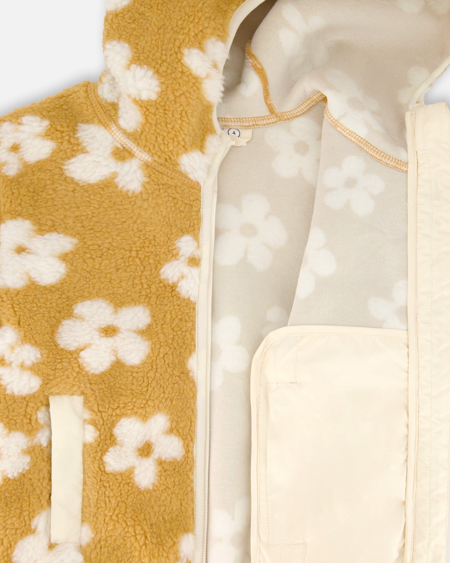 Mid-Season Sherpa Jacket Light Beige-2