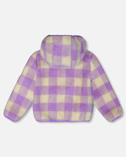 Mid-Season Sherpa Jacket Lavender-2