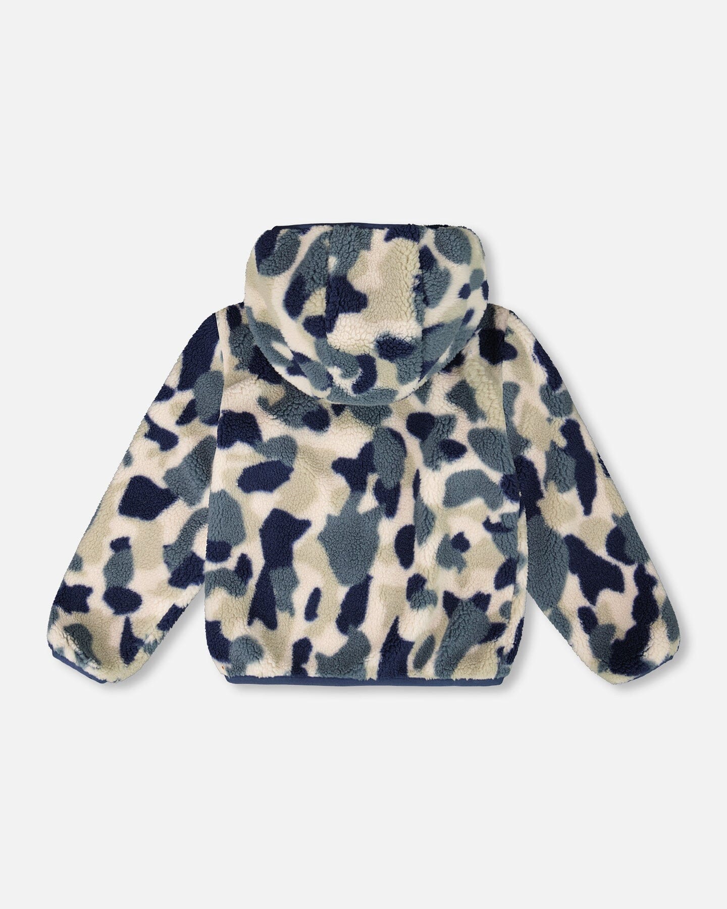Reversible Mid-Season Jacket Navy Blue-3