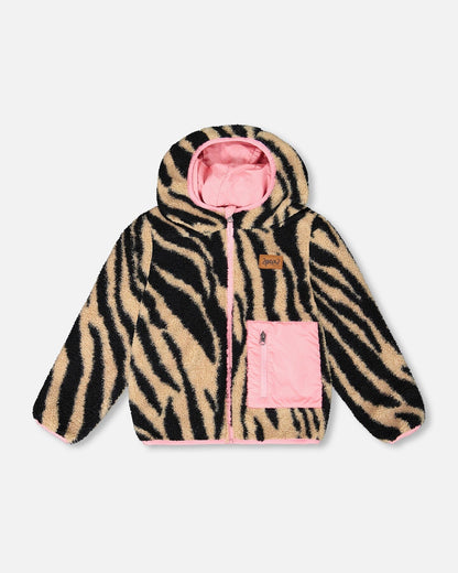 Reversible Mid-Season Jacket Pink-0