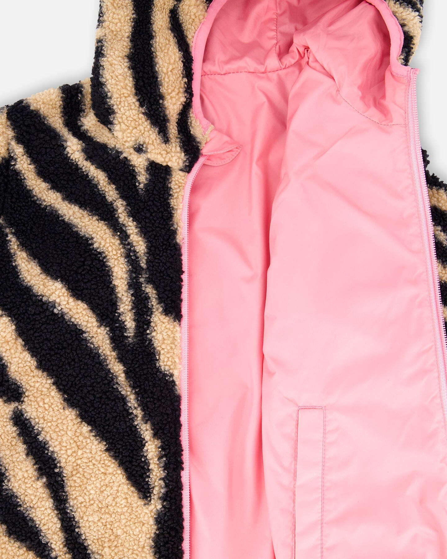 Reversible Mid-Season Jacket Pink-2