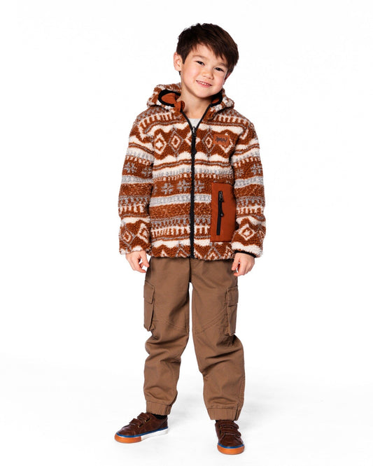 Reversible Mid-Season Jacket Brown Pecan-1