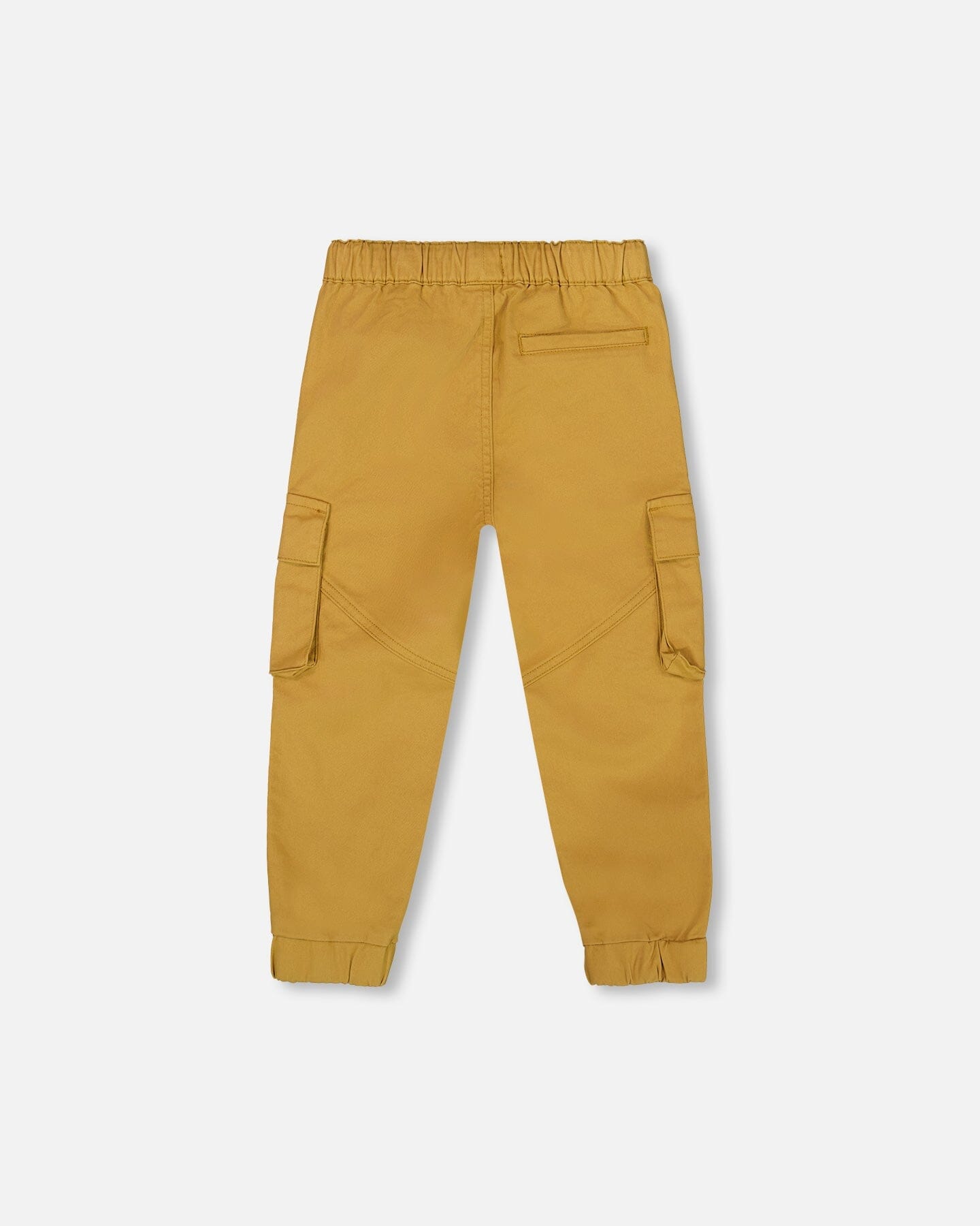 Twill Jogger Cargo Pants Ochre-2