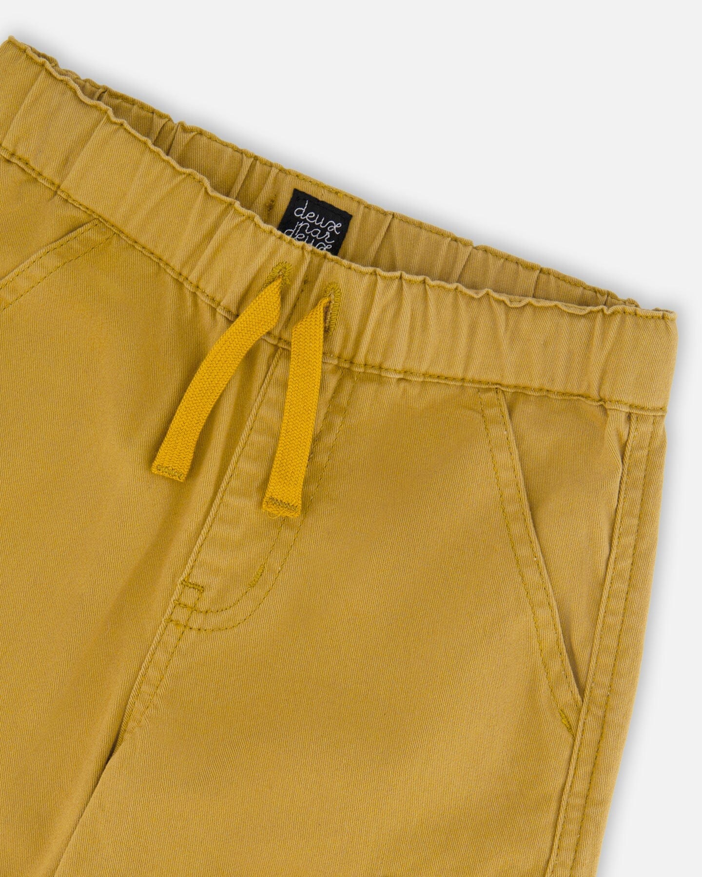Twill Jogger Cargo Pants Ochre-3