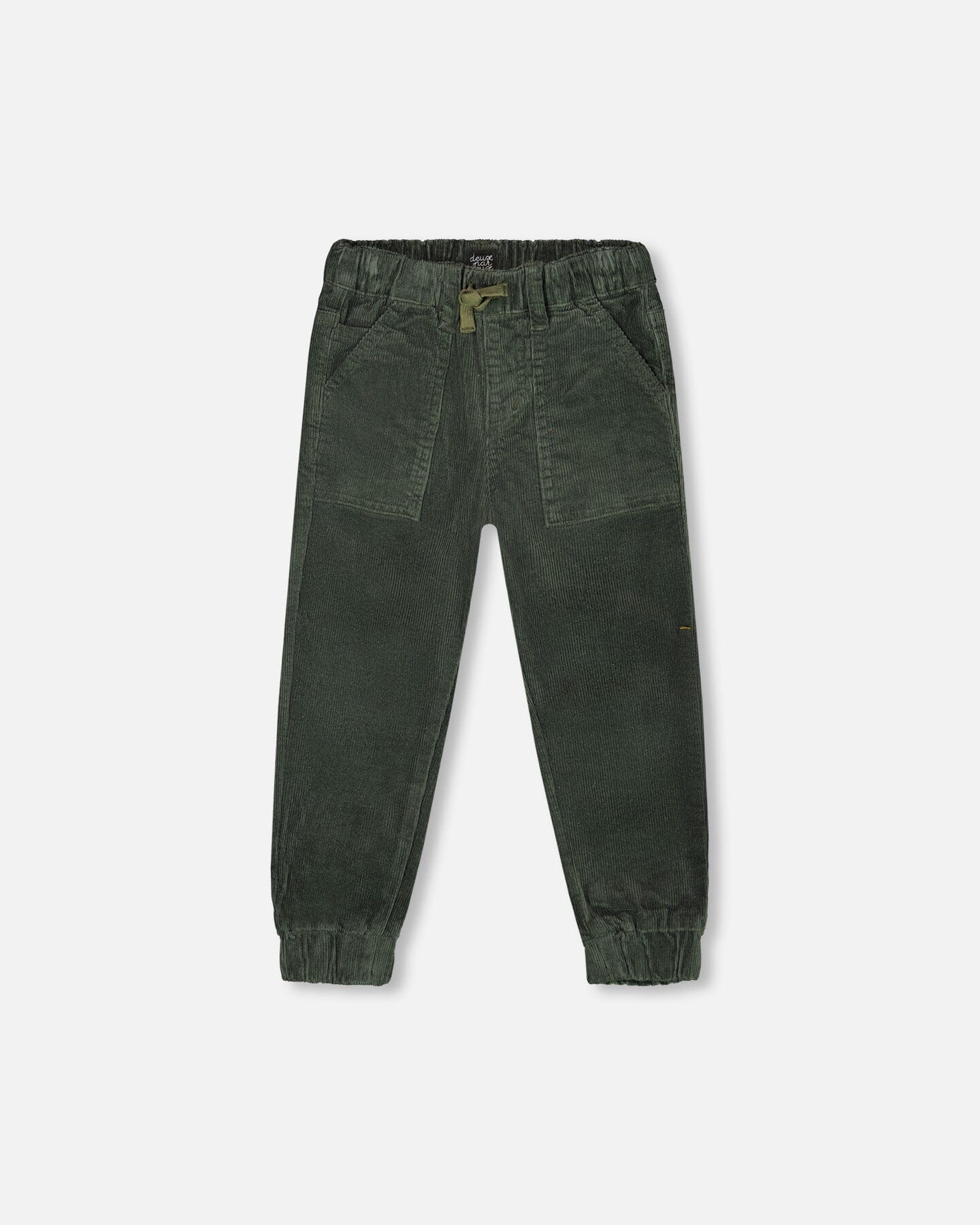 Stretch Corduroy Jogger Pants Forest Green-0