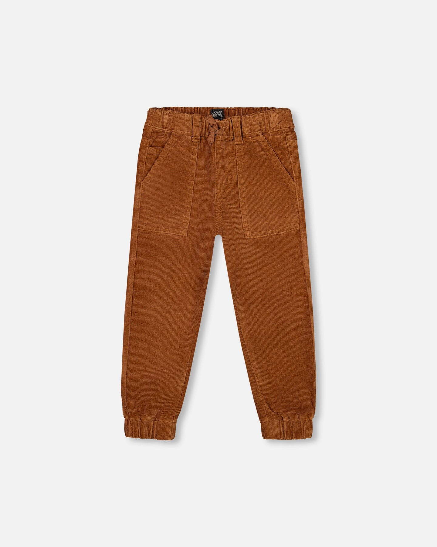 Stretch Corduroy Jogger Pants Brown-0