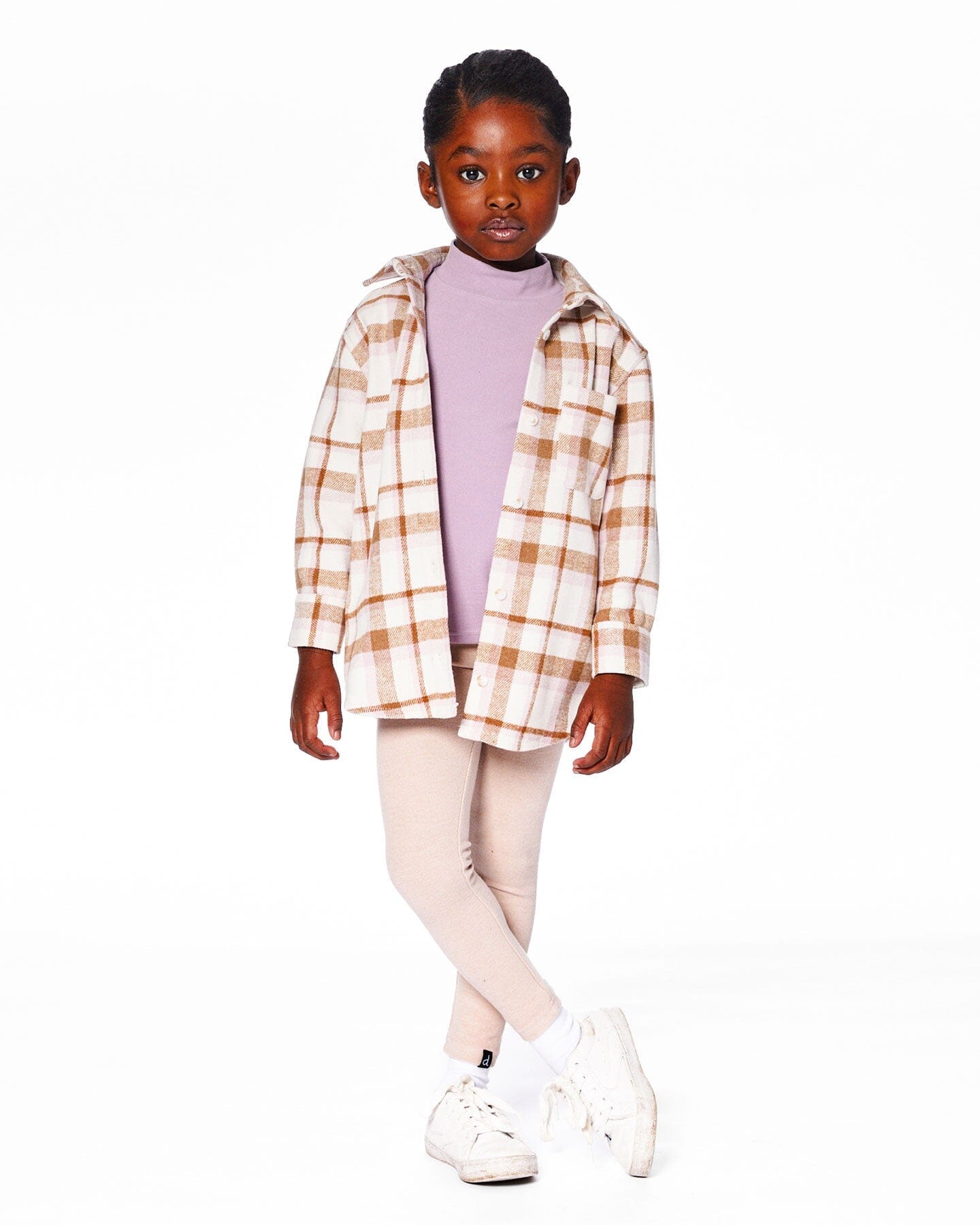 Super Soft Ribbed Leggings Light Caramel-1