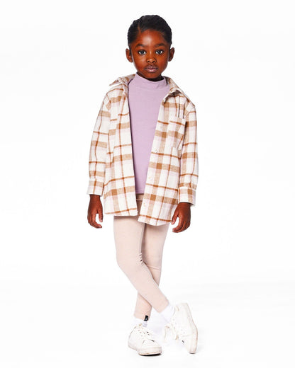 Super Soft Ribbed Leggings Light Caramel-1