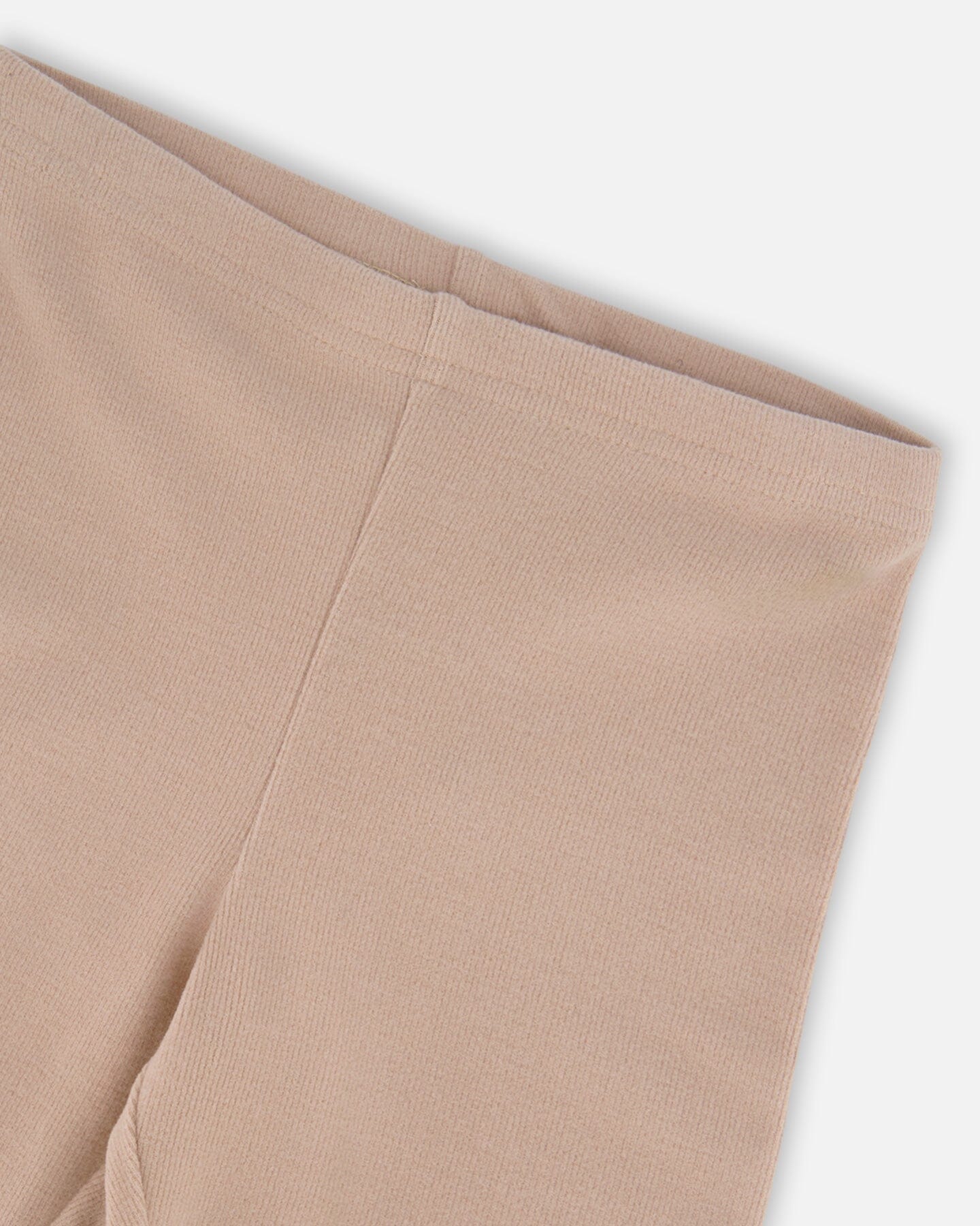 Super Soft Ribbed Leggings Light Caramel-3