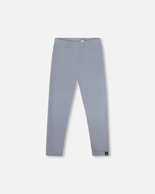 Super Soft Ribbed Leggings Blue Gray-0
