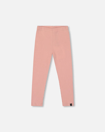Ribbed Leggings Pink-0