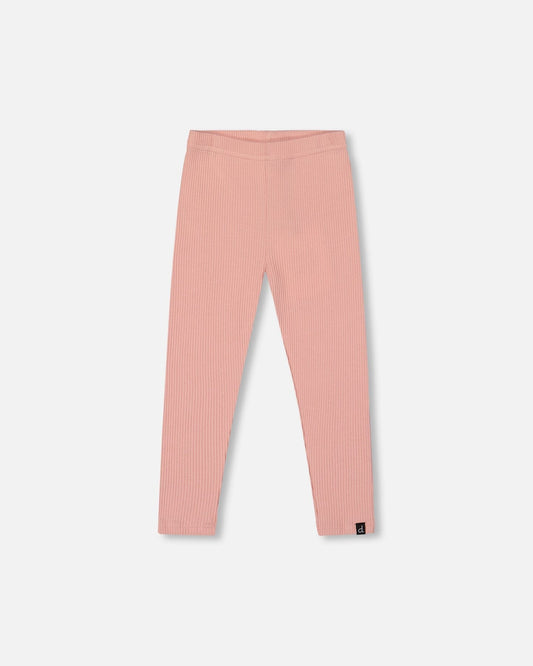 Ribbed Leggings Pink-0