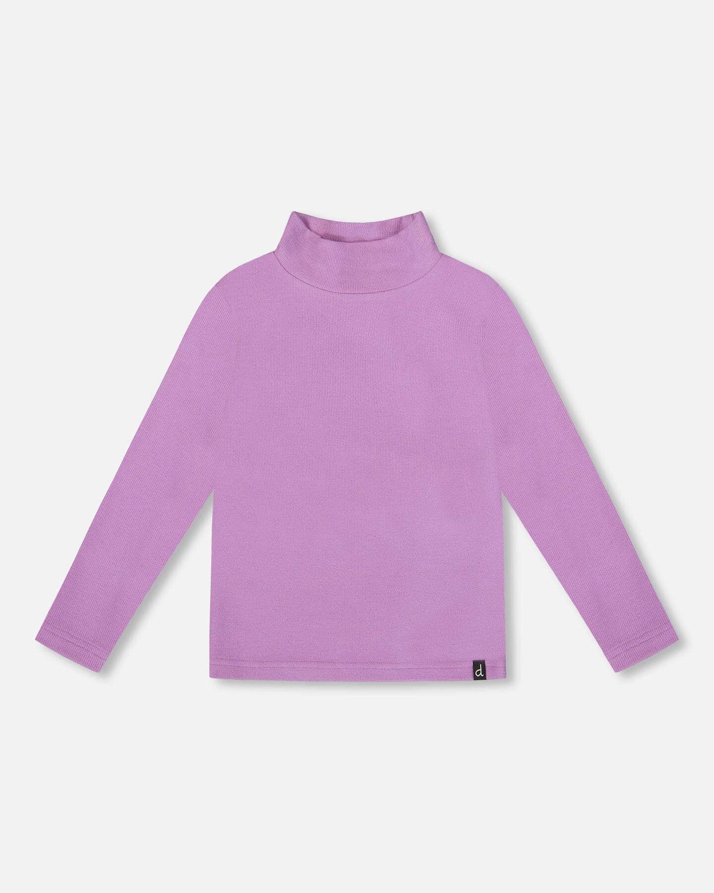 Super Soft Ribbed Mock Neck Top Lavender-0