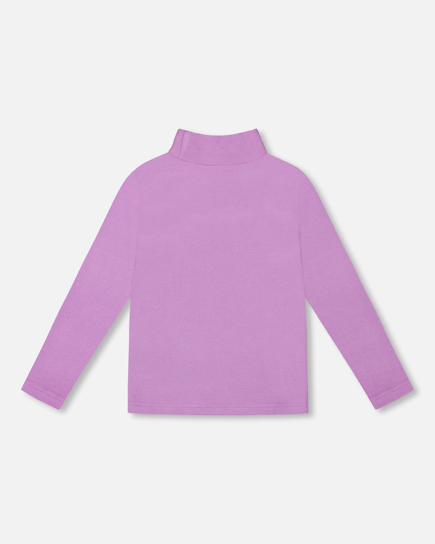 Super Soft Ribbed Mock Neck Top Lavender-2