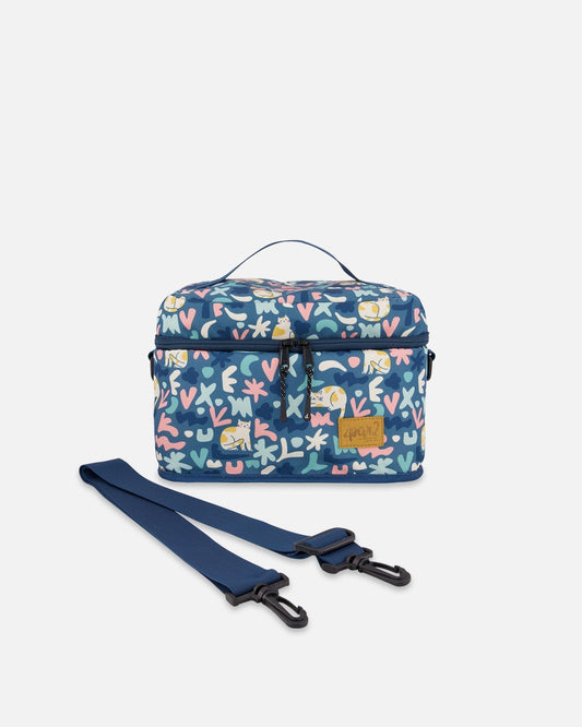 Lunch Box Green Cat Print-0
