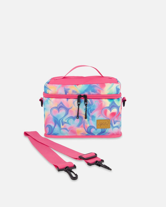 Lunch Box Rainbow Heart Print-0