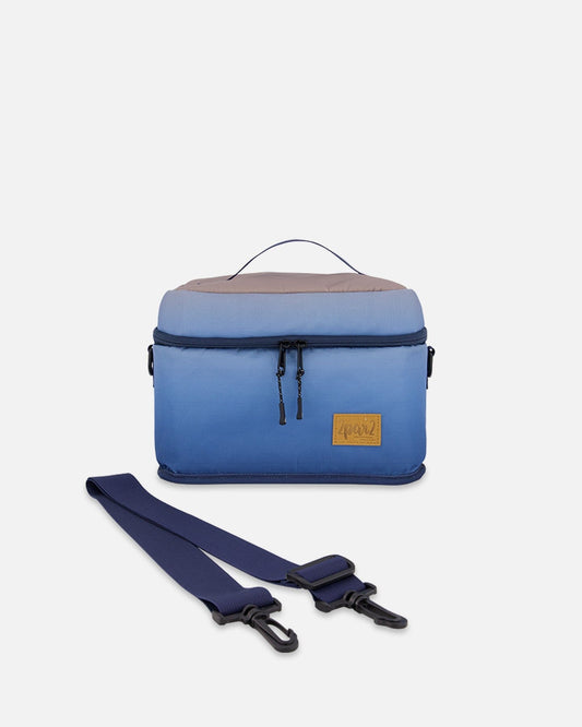 Lunch Box Blue And Beige Gradient-0