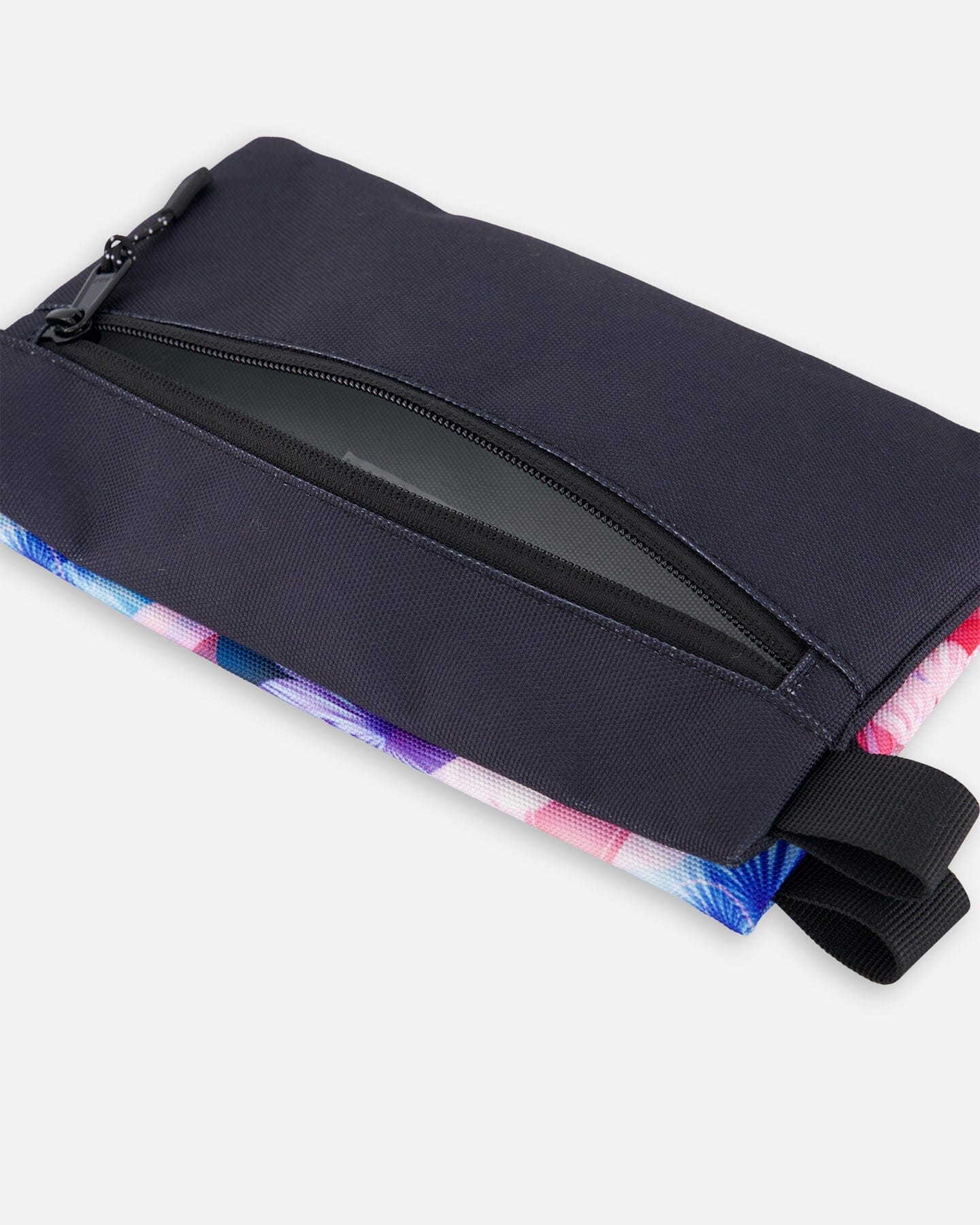 Double Pencil Case Black Butterfly Print-3