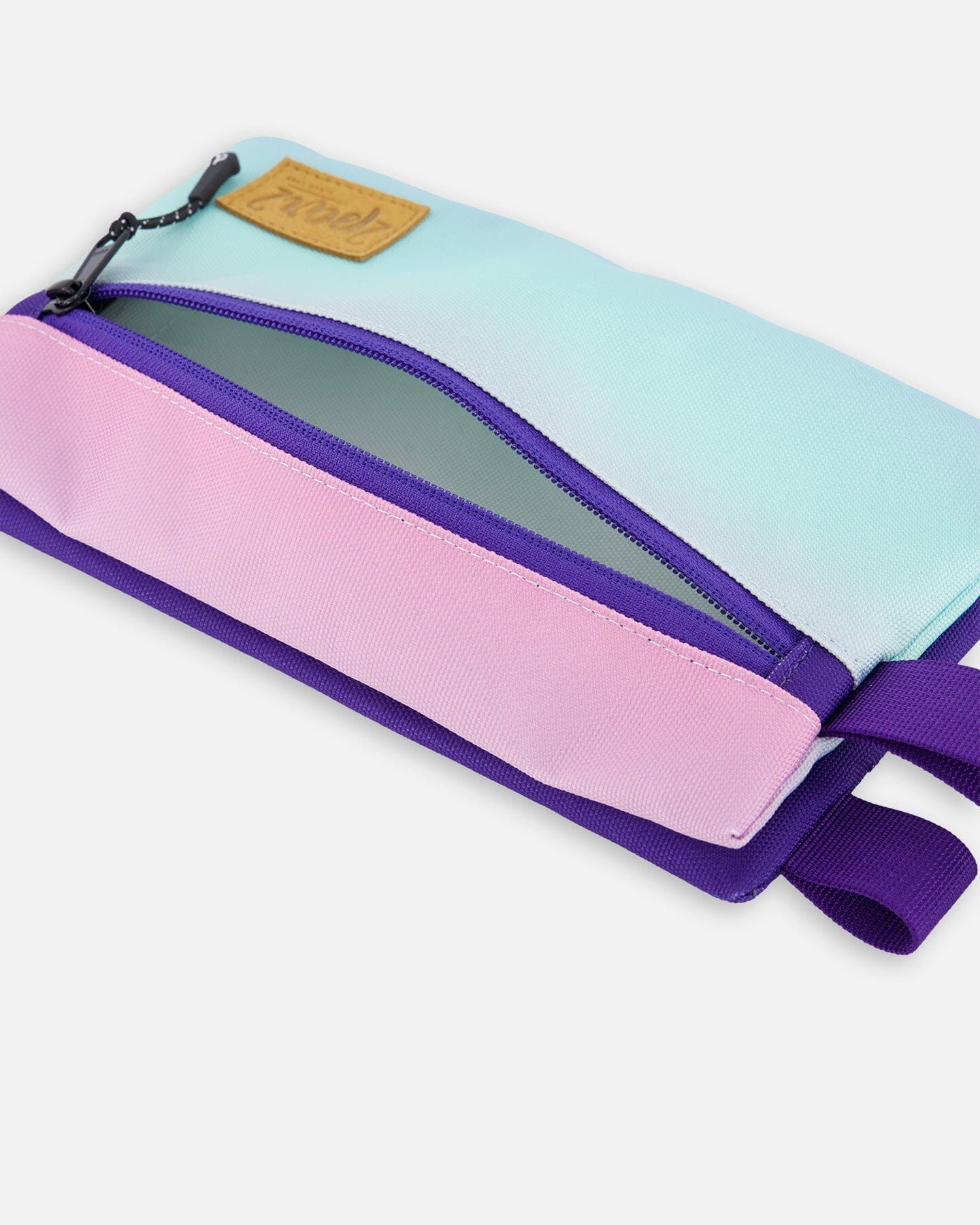 Double Pencil Case Purple Gradient-2